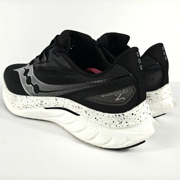 Saucony Endorphin Speed 4 Mens Size 12.5 Running Shoes Black Speckled S20940-100 - Picture 5 of 16